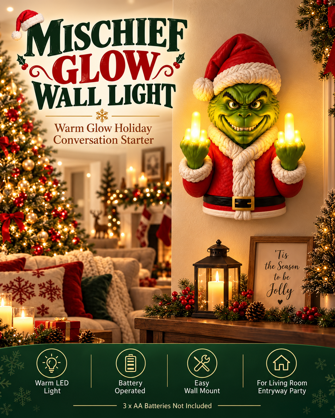 Mischief Glow Wall Light