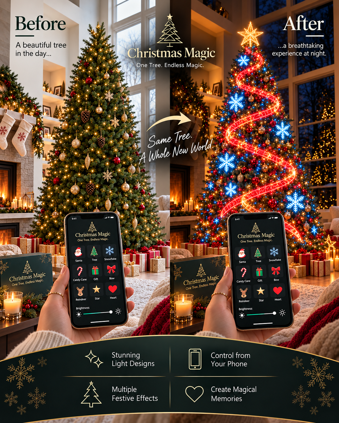 Smart Animated Christmas Tree Lights