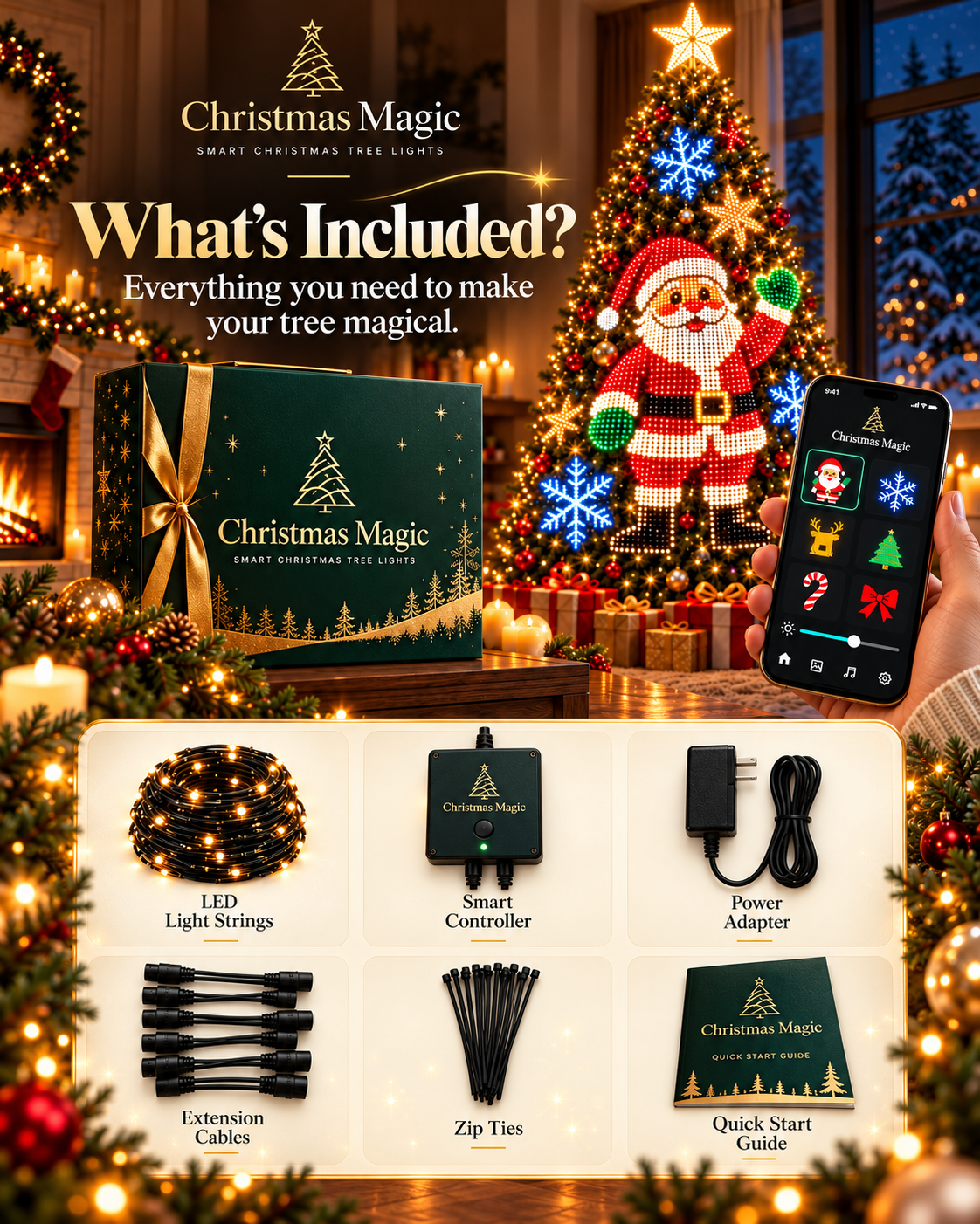 Smart Animated Christmas Tree Lights