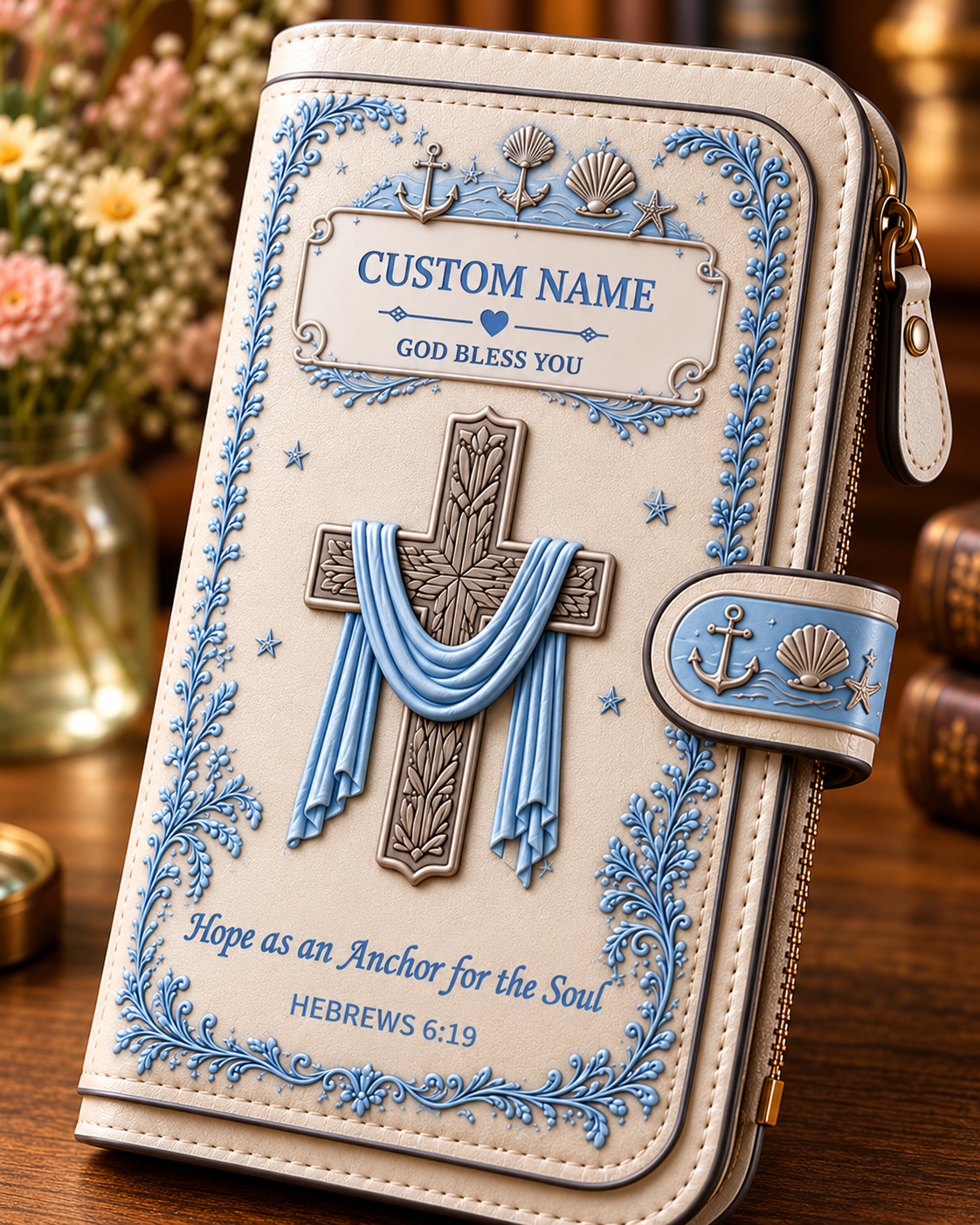Faith Over Fear™ Personalized Christian Wallet